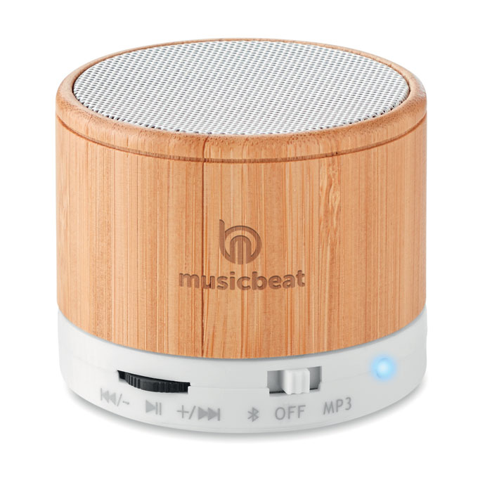 Bamboe speaker rond | Eco geschenk